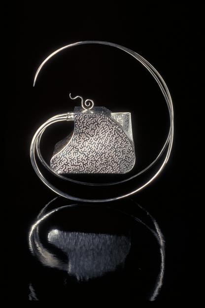 Sterling silver Rocking Teapot by Kevin O'Dwyer.