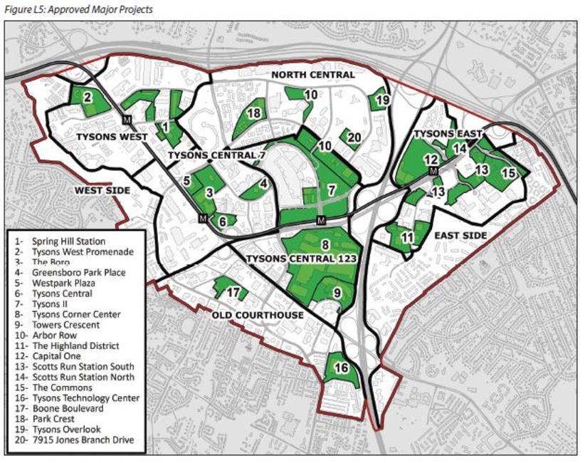 Tysons Land Use as of July 2016