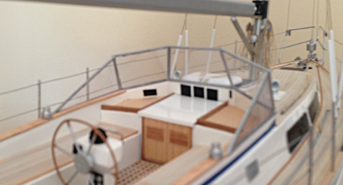 Model boat built by Scale Model Builders