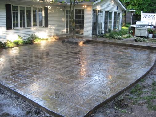 CONCRETE PATIO INSTALLATION SERVICE