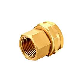 BRASS 3/4" GHT Female to 1/2" NPT Female Garden Hose Fitting Swivel Adaptor