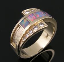 Opal ring ready for repair.