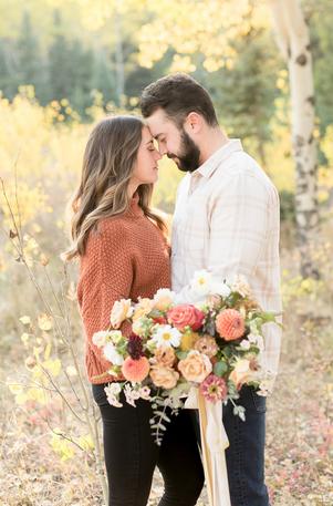 engagement, flowers, colorado engagement, denver florist, colorado florist, destination florist, fine art florist, flowers, fall flowers, fall engagement