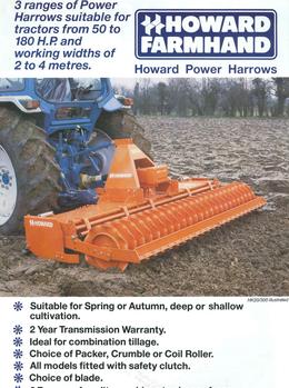 Howard Power Harrows Brochure
