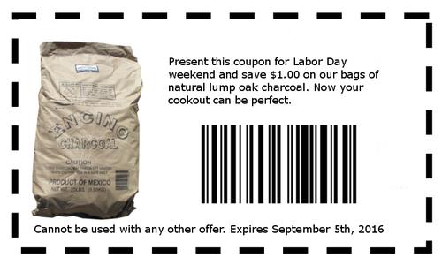 Charcoal Coupon