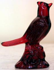 Mosser Glass Red Bird Collectible Figurine