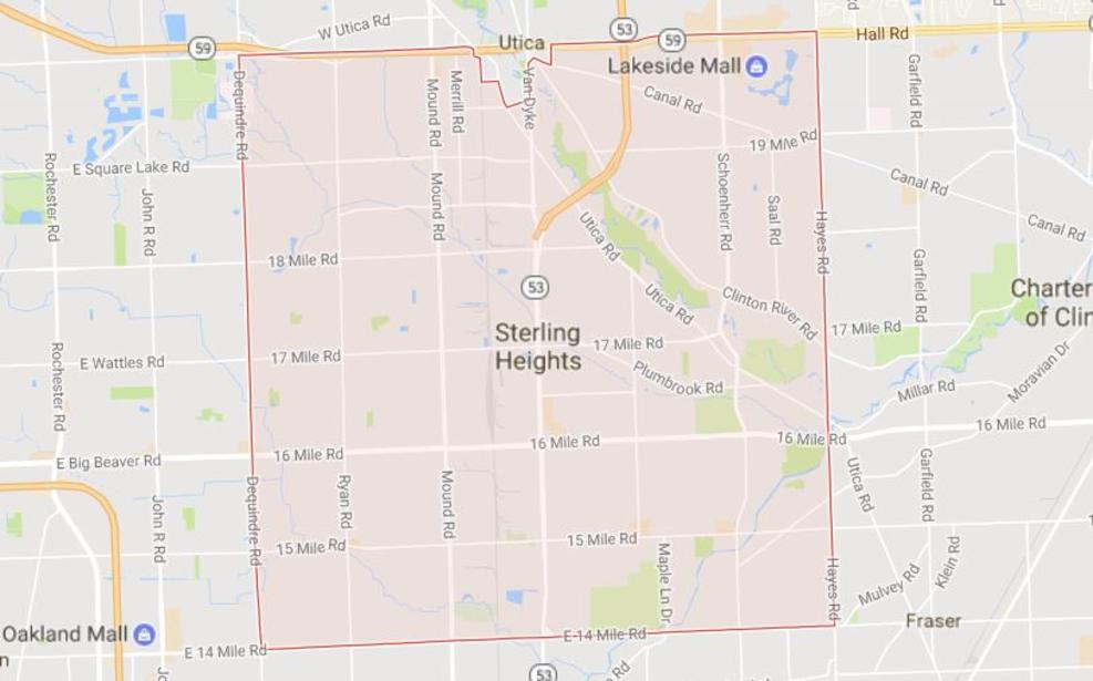 Sterling Heights Michigan Map Sterling Heights Map