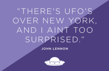 john lennon, ufos