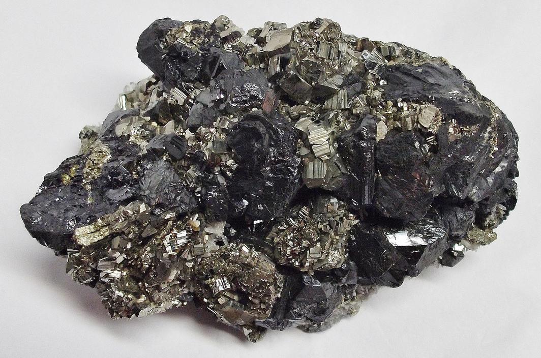 Sphalerite & Pyrite crystals Eagle Mine, Gilman, Colorado