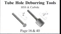 Tube Hole Deburring Tools