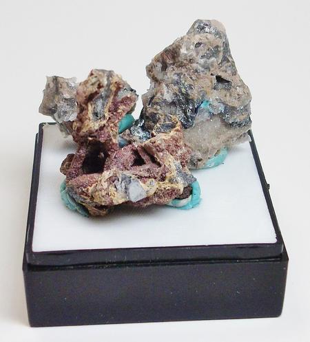 Stibnite & Stibiconite crystals Pereta Mine, Tuscany, Italy