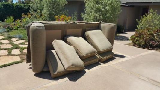 Couch removal sofa couch section futon removal haul away disposal RGV Household Services 9565873487