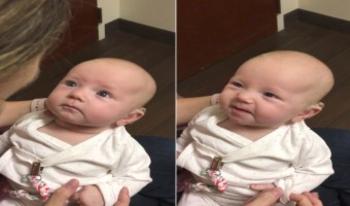 Video: Baby's Emotions After Hearing His Mom For The First Time