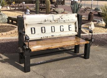 Dale Sperry Rustic Furniture Tailgate Benches Custom Bar Stools