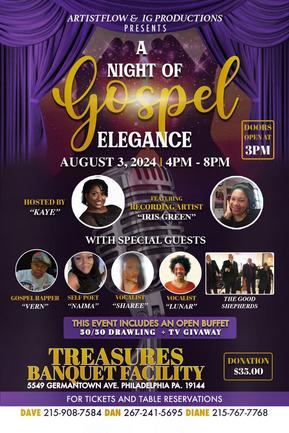 New Life Ministries 5401 Springfield Ave., Phila., PA 5PM