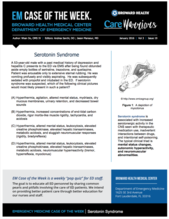 Nhan Do, Serotonin Syndrome