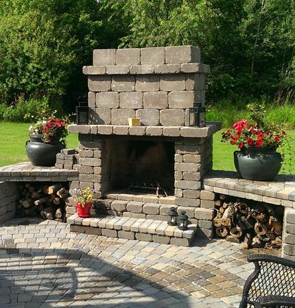 Outdoor Fireplace