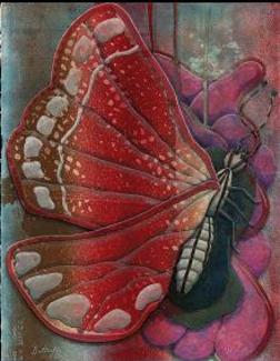 Butterfly: Monoprint/Collagraph by Jack Pachuta