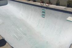 Acid wash white pool plaster