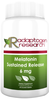 Adaptogen Research, Melatonin Sustained Release 3 or 6 mg