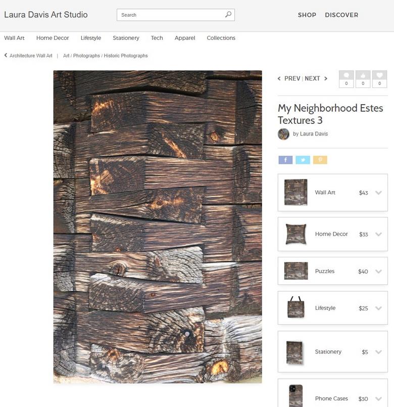 Rustic Rocky Mountain Cabin Accessories from Fine Art Collage by Laura Davis