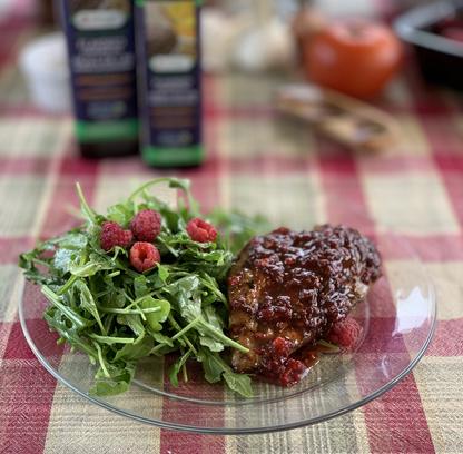 Recipe of Raspberry Chipotle BBQ Sauce prepared by Tammy-Lynn McNabb | ターミーみくなぶ