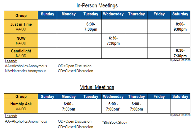 meeting-schedule