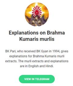 Brahma Kumaris murli extract with explanation