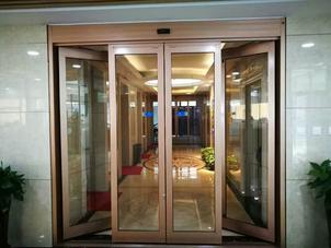 swing out automatic sliding door