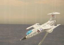 flyable 3D paper airplane of Cold War aircraft.