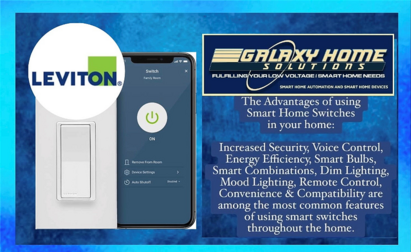 Smart Home Smart Switches: Energy efficiency, remote control, convenience.