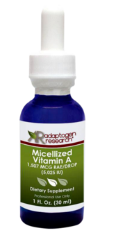 Micellized Vitamin A - 1 Fl. Oz - Adaptogen Research