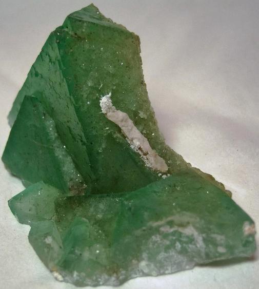 fluorescent phantom green FLUORITE - Riemvasmaak, Kakamas, Kai !Garib, ZF Mgcawu District, Northern Cape Province, South Africa - ex Parker Minerals