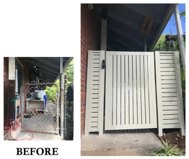 ISLAND RAILING & GATES LLC Gates Hawaii, Knotwood Gates