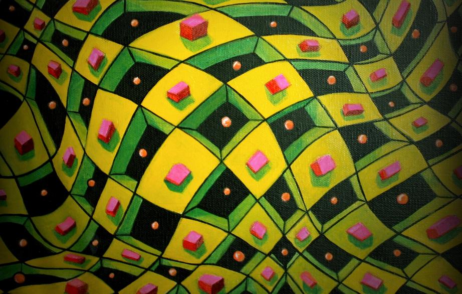 connor pratt illustation surrealism shapes