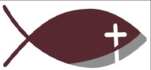 Christ Fish Logo inverted