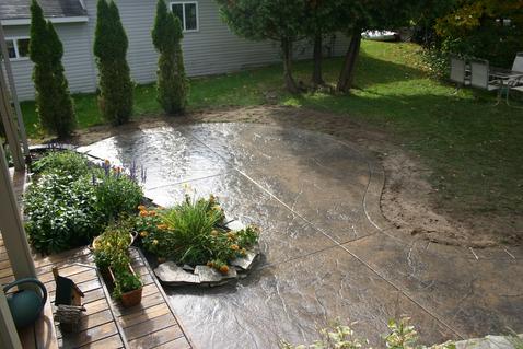 CONCRETE PATIO INSTALLATION SERVICE