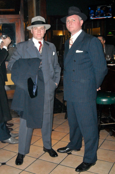 Late 1930's to early 1940's mens dress suits and hats