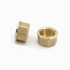 1/2" BSP FEMALE THREAD BRASS PIPE END CAP PLUG FITTING 2pcs Octagonal Design