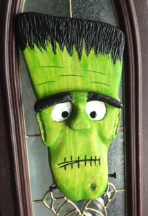 How To Carve A Frankenstein Face Halloween Decoration