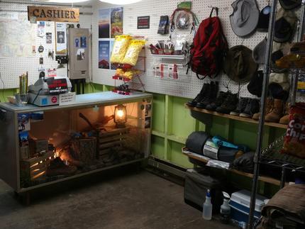 Mountain campers general store