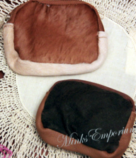 Cowhide Leather Zippered Coin Purse