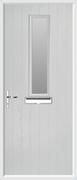 1 Square Composite Door obscure glass