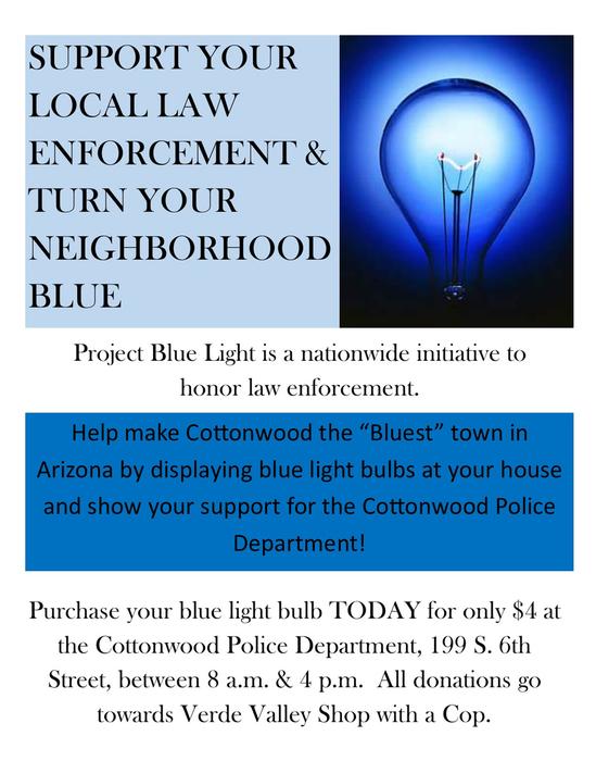 Project Blue Light to show support for law enforcement