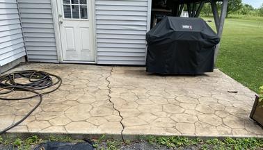 *REMOVAL OF STAMPED CONCRETE
