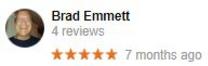Brad emmett 5 star review