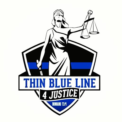 Thin Blue Line Sometimes Justice Just Us Police Retractable Belt