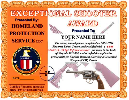 HPS Firearms Instructors will teach you how to shoot for your CCW