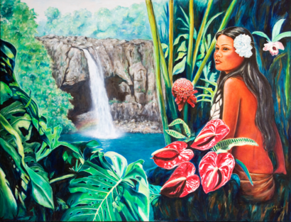 J Stephen Street Rainbow Falls