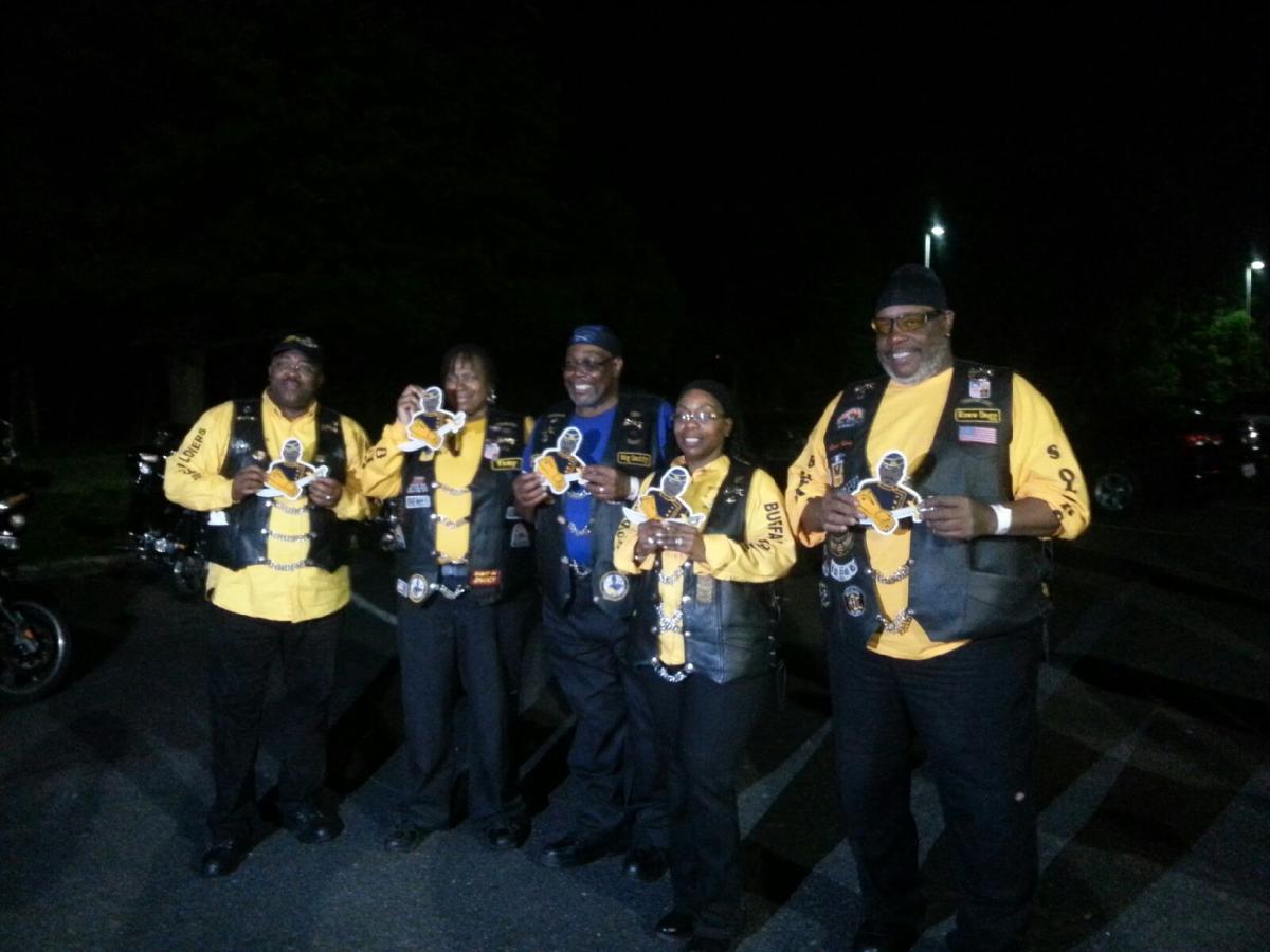 Buffalo Soldiers bikers line Broadway for unity, justice